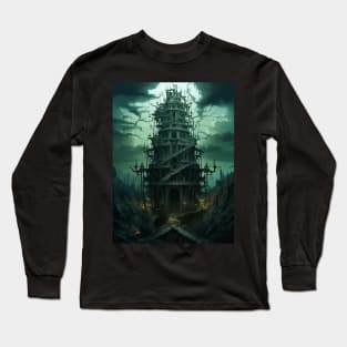 Fantasy wizard tower Long Sleeve T-Shirt